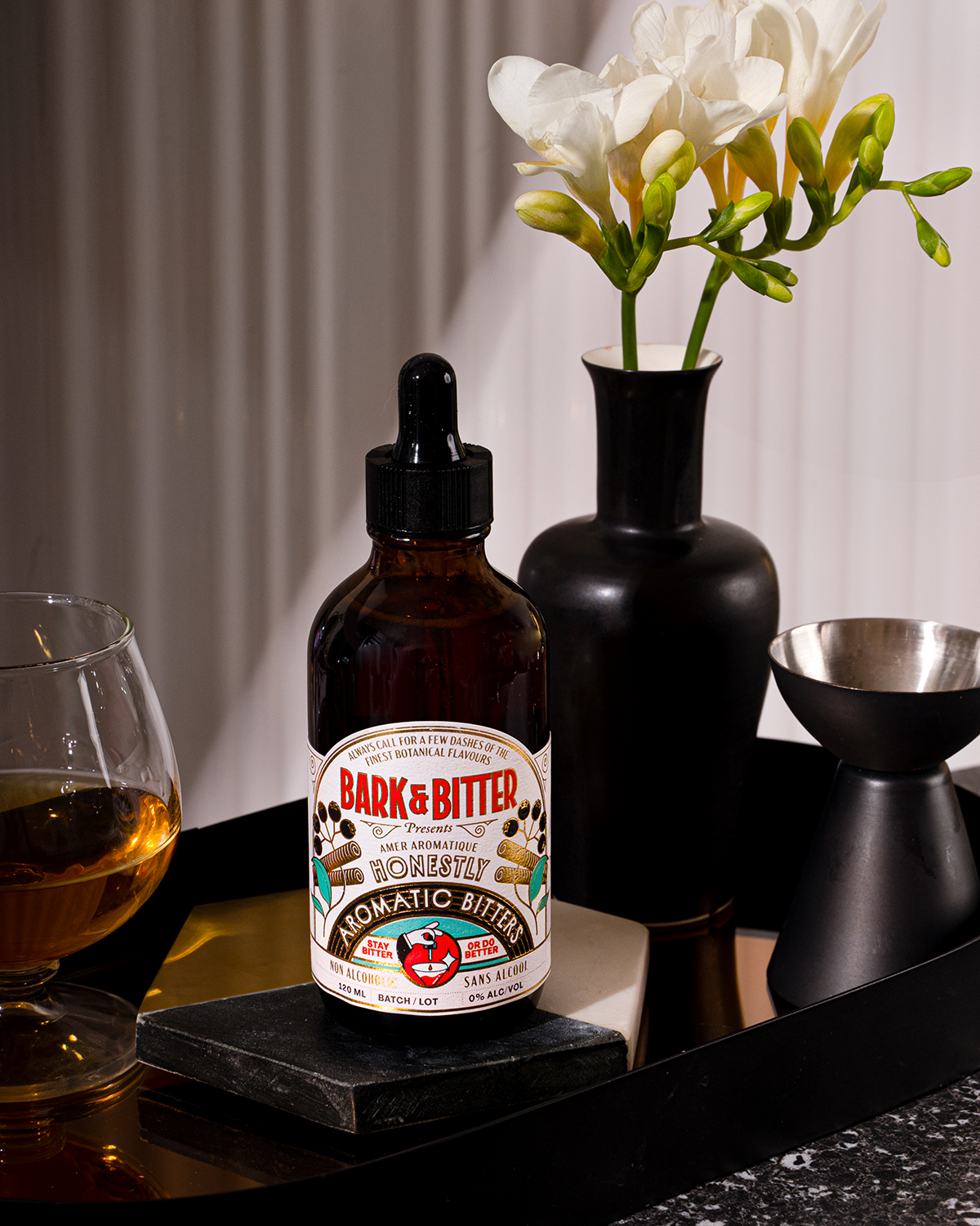 Honestly Aromatic Bitters – Non-alcoholic aromatic bitters in a glass bottle